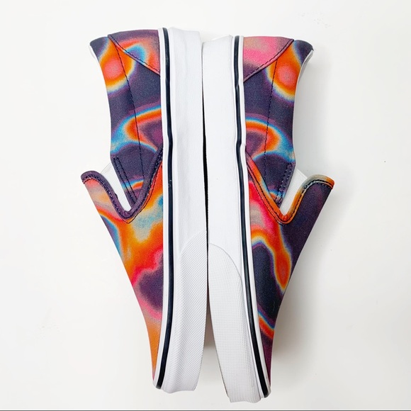 Vans Slip-On Dark Aura tie dye white Sneaker skate - Picture 6 of 11